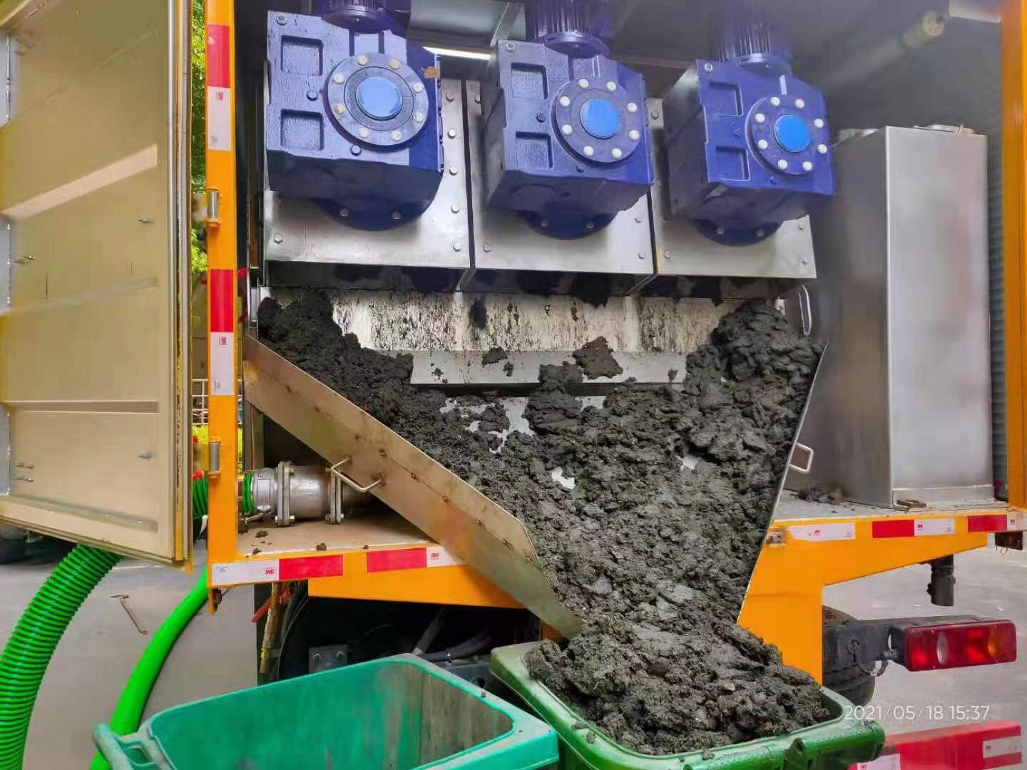 江达化粪池清掏城市维护站-泥浆净化干湿分离处理